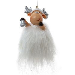 GAEM Фигурка декоративная подвесная "Олень", L6 W6 H10 см, 2в.