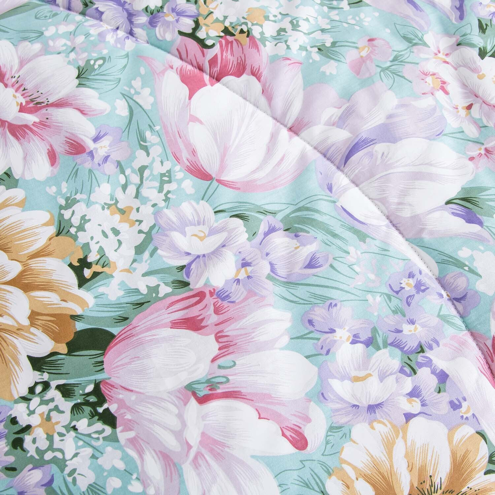 Комплект постельного белья Сатин с Одеялом 100% хлопок OB168