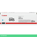 Тонер-картридж Canon 045 C голубой (1241C002)