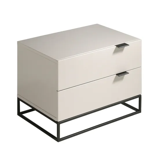 Прикроватная тумбочка Angel Cerda Estetico 7004, жемчужно-серая