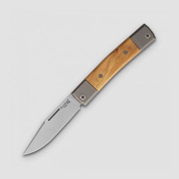 Складной нож Lion Steel "BestMan" L/BM1 UL c клинком из стали Böhler M390 Microclean®, рукоять дерево (Олива)