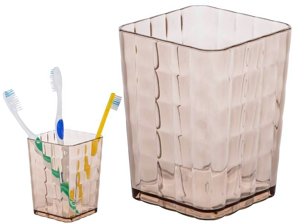 Стакан для зубных щёток "Кристалл" (тонированный)