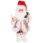 Дед Мороз - Лесовичок «Хранитель праздника» 40 см, Красный/белый