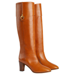 GUCCI Half Horsebit Leather Boots