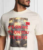 футболка dinseng HUGO - кремовый(50477336)