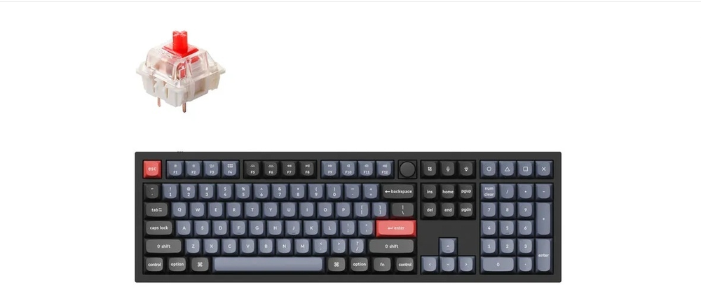 Клавиатура Keychron Q6-M1Z черный