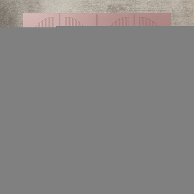 Шкаф Агератум МДФ четырехсекционный Лайн бохо (0,27) А10017 матовая - 26 матовая - Дуб Сонома 3025  230*60*240