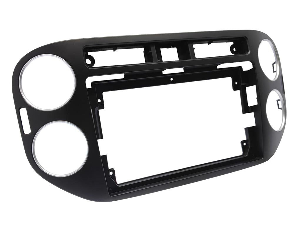Магнитола для Volkswagen Tiguan 2011-2016 (рамка черная, прямоуг. кнопка) - Vaycar VA81-0489 на Android 13, 8-ядер, 2Гб-32Гб, 4G SIM-слот