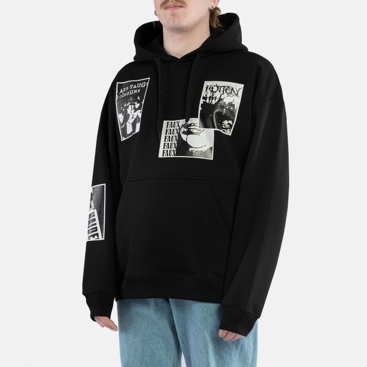 Худи HAIDED FAUX, черный