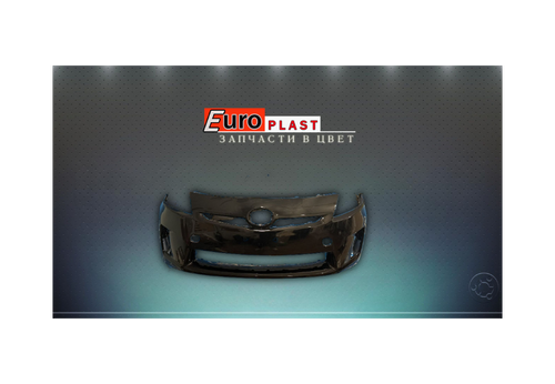 Бампер Тайота Приус W30 Черный перламутр