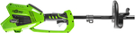 Триммер струнный аккумуляторный GREENWORKS GD40BC,40В,35см,б/щ,с ножом,без АКБ и ЗУ  (1301507)