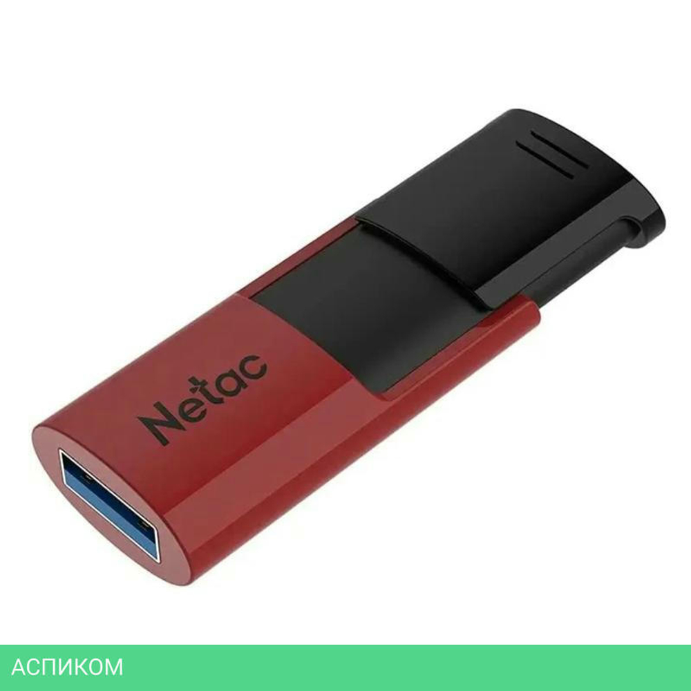 USB Flash-накопитель Netac U182 16Gb черный/красный (NT03U182N-016G-30RE)