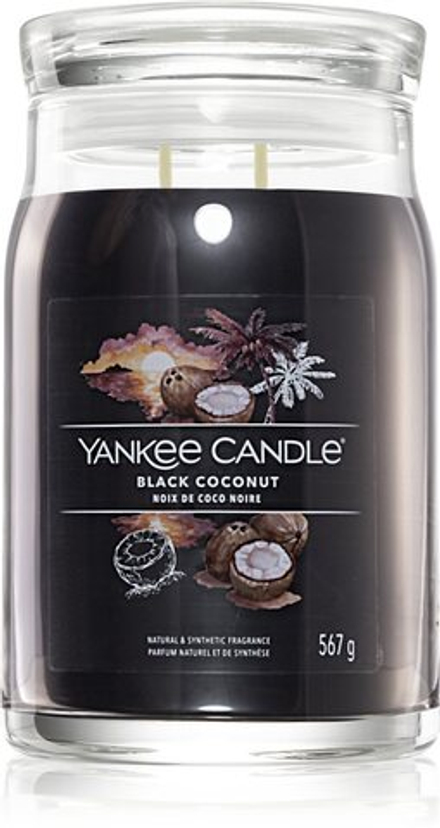 Yankee Candle Black Coconut - I. Фирменная ароматическая свеча /   567  g  / GTIN 5038581124926