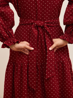 Платье на завязках