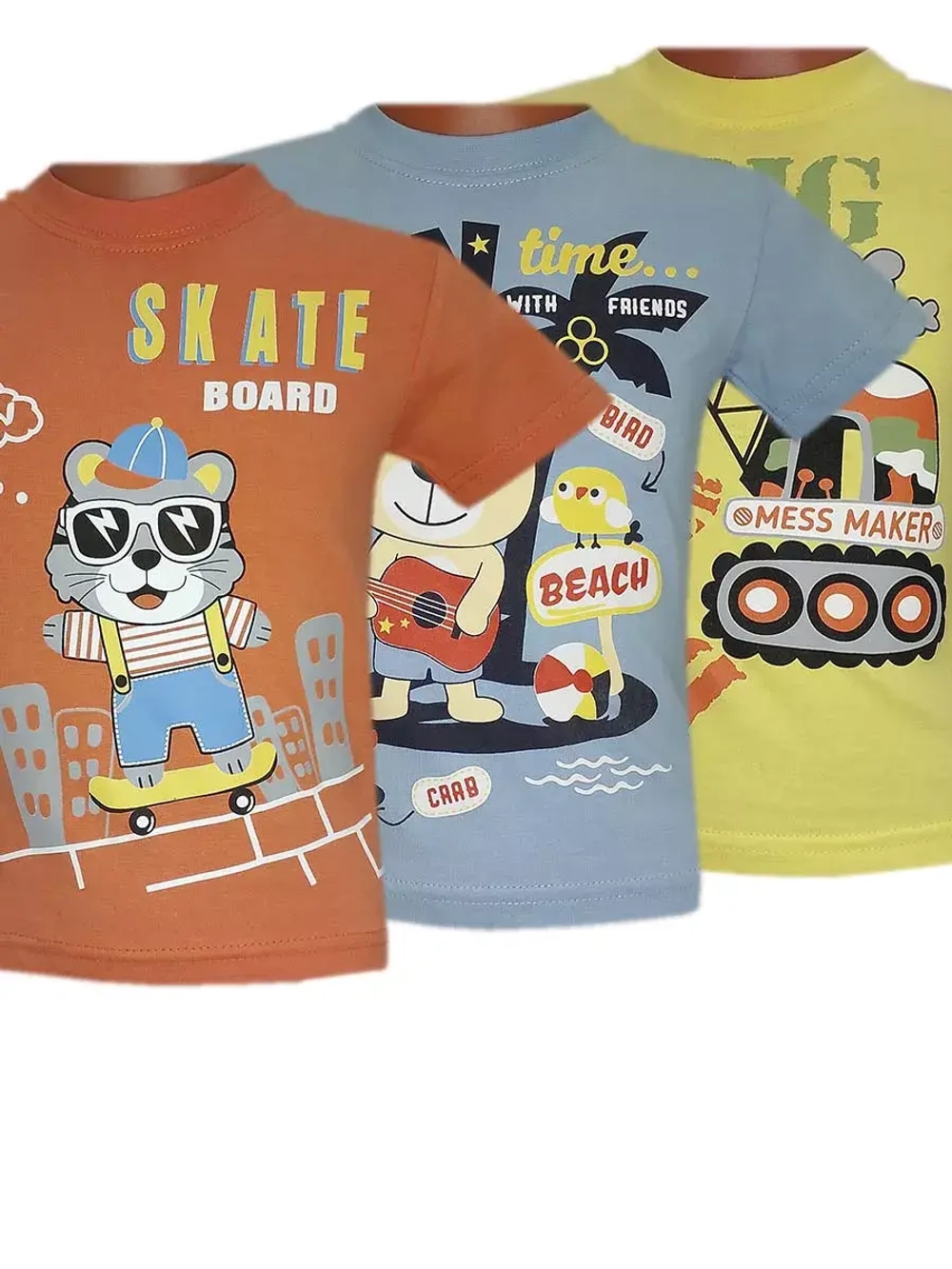 Футболка для садика.мальчик.набор 3 шт