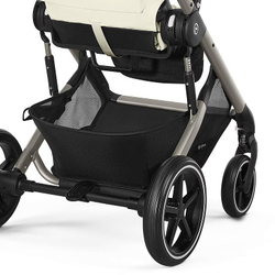 Коляска Cybex Balios S Lux TPE 2025 Cloud G i-Size Fog Grey 3 в 1 Seashell Beige с дождевиками
