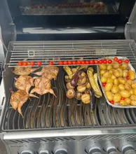 Встраиваемый газовый гриль Napoleon BIR 32, 5 горелок, чёрный