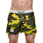 Мужские шорты с камуфляжным принтом Sesmik STORM MILITARY LEMON