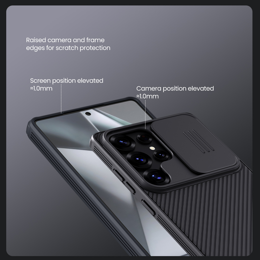 Чехол от Nillkin с встроенным круглым магнитом для Samsung Galaxy S25 Ultra, серия CamShield Pro Magnetic Case
