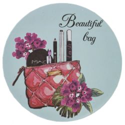 GAEM Зеркало карманное, L7 W7 H1 см, 6в.