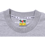 A Bathing Ape One Point Relaxed Fit Tee Ss25 серый