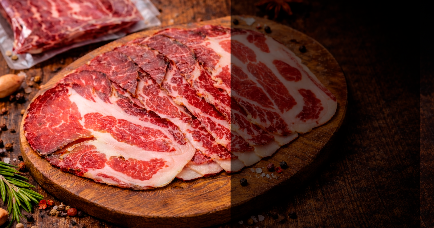 Настоящее вяленое мясо ручной работы