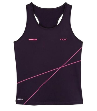 Женский топ теннисный NOX Pro - blackberry