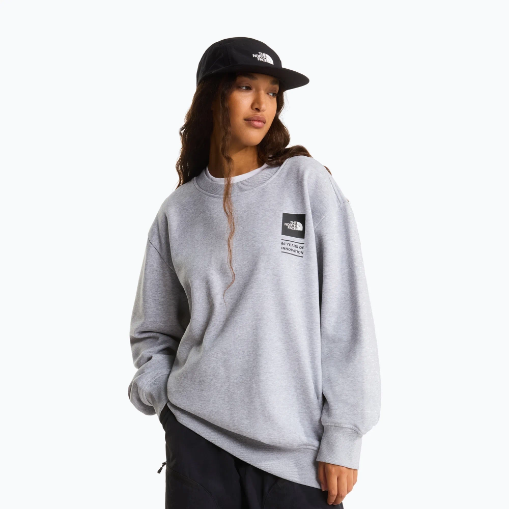 Свитшот The North Face Celebration Relaxed Crew Graphic tnf light grey heather
