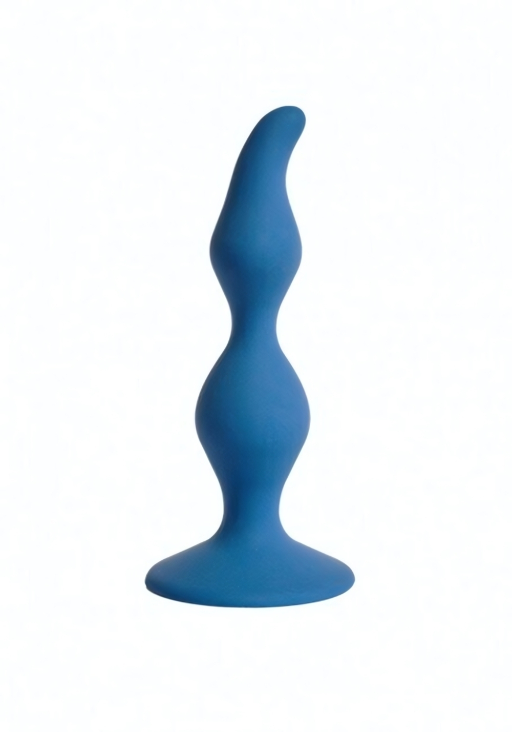 Анальный стимулятор на присоске с загнутым кончиком VESTA (Цвет: синий)
