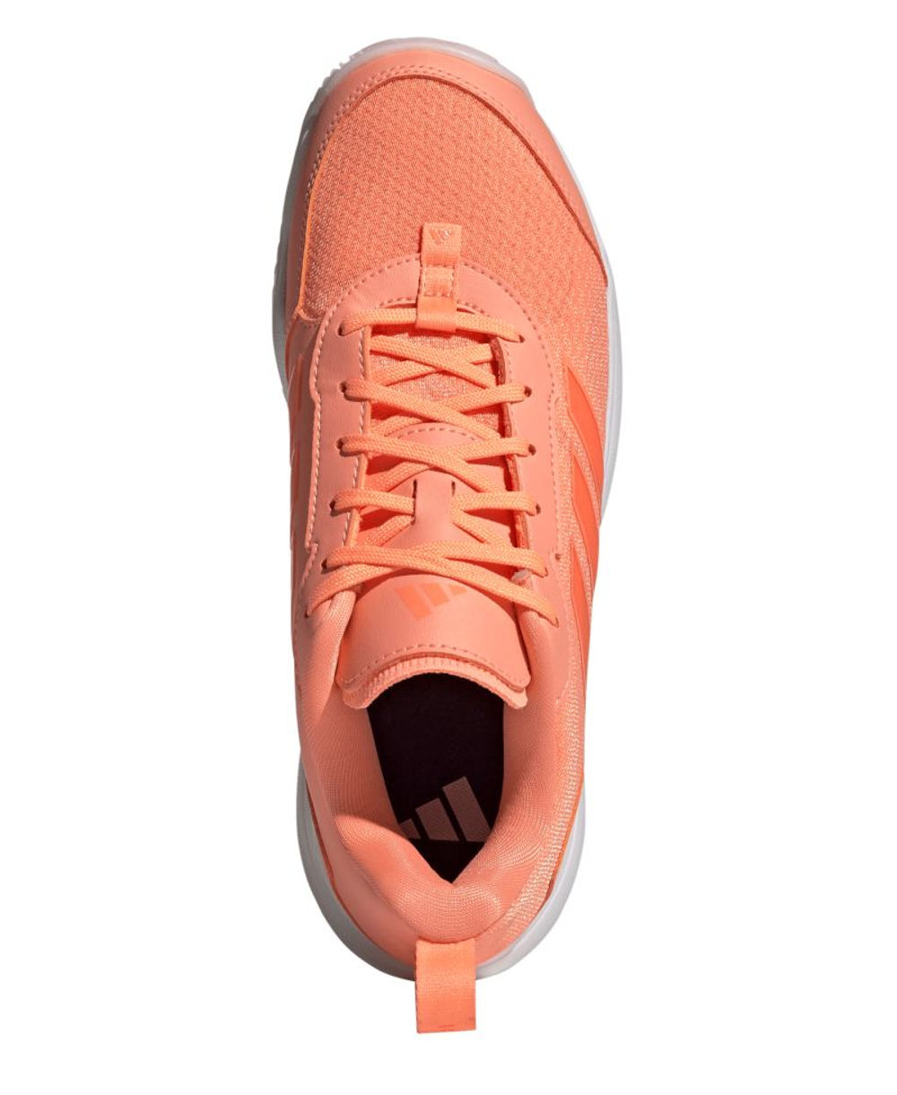 Женские Кроссовки теннисные Adidas Avaflash - beam orange/beam orange/cloud white