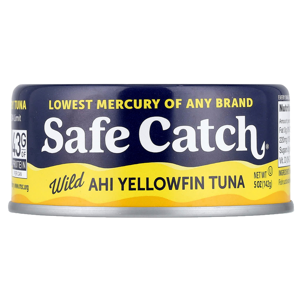 Safe Catch, дикий желтоперый тунец, 142 г (5 унций)