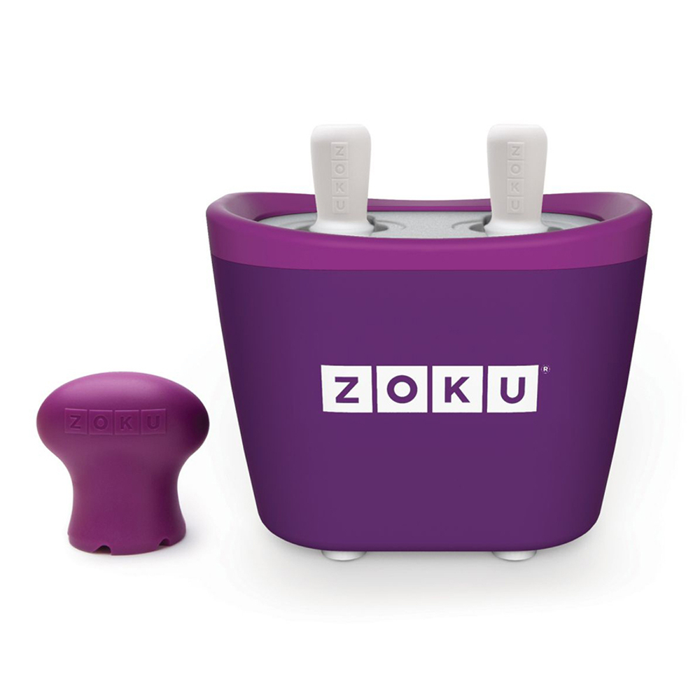 Набор для приготовления мороженого duo quick pop maker фиолетовый