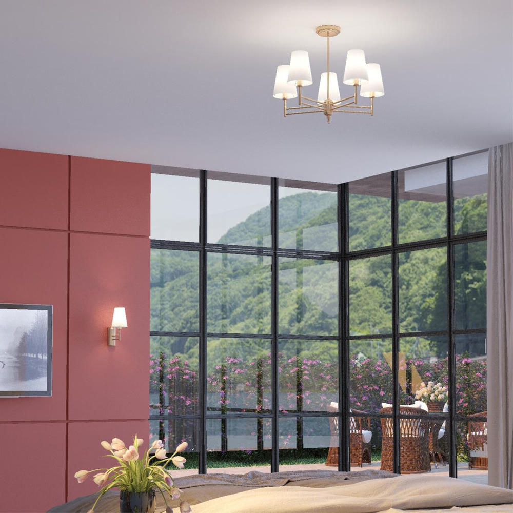 4436/1W NEOCLASSI LN20 72 золотой, белый Бра E14 1*40W 220V DORIS