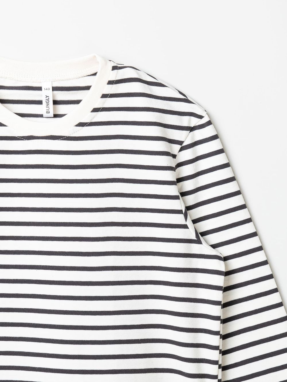 Лонгслив "Полоска Уголь" 7+