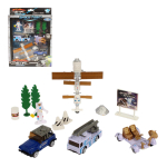 Набор машин ин. с аксесс., коробка JP8202