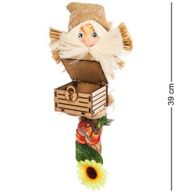 DO-098 Домовой-оберег Коса в льняном колпаке - Вариант A