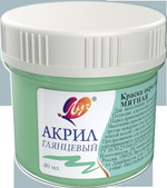 Акриловая краска пастельная 40 мл Мятная (Луч)