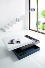 Стол журнальный СT1001 Белый/Серый