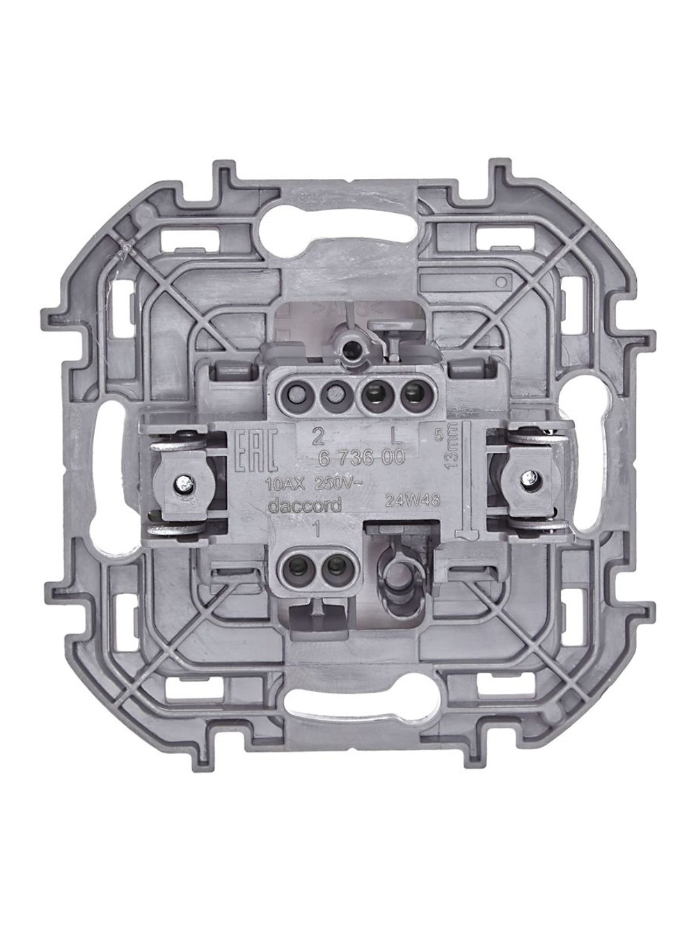 Выключатель 1-кл. Inspiria 10А IP20 250В 10AX механизм бел. IEK 673600