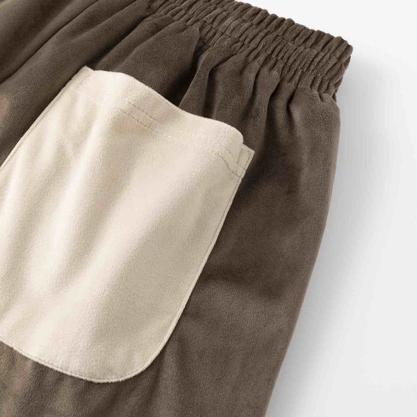 Брюки Велюровые Puff коричневые - фото 7