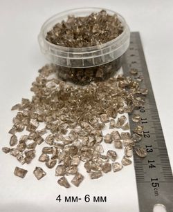 Стеклянная крошка Дымчатая фракция 4