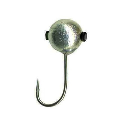 Мормышка вольфрамовая Lucky John ШАР с отверстием и кембриком 040/S