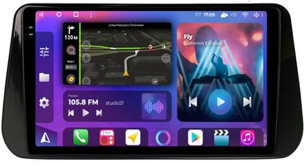 Магнитола для Hyundai Santa Fe 2020+ - FarCar BX7108M-360 на Android 13, QLED+2K, TS10, 6Гб+128Гб, CarPlay, 4G SIM-слот