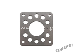Крепежный фланец для крепления ламповой октальной панели на монтажном шасси / в корпусе лампового усилителя