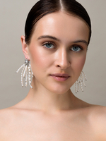Серьги "Bunches" из жемчуга Silver