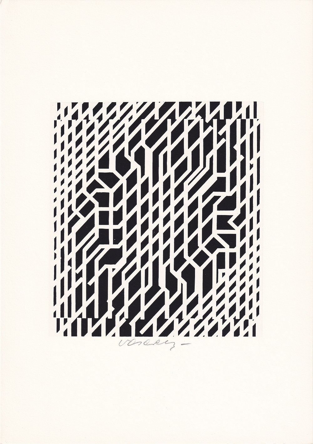 Виктор Вазарели. Рождения. С оригинальными литографиями, подписанными художником