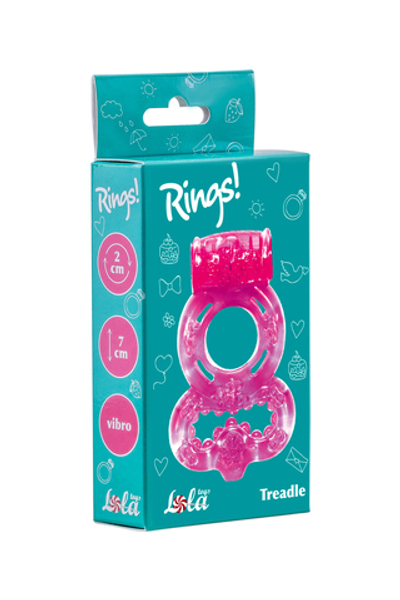 Эрекционное кольцо Rings Treadle pink 0114-63Lola