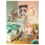 Комплект постельного белья IKEA BLAVINGAD (БЛОВИНГАД), Детский, Голубой с рисунком, 150х200, 50х80 см