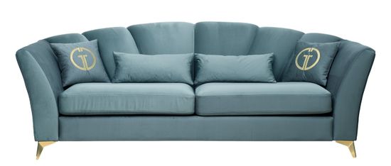 Диван Annette трехместный цвет бирюзовый