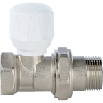 Вентиль ручной регулировки прямой STOUT - 3/4" (ВР/НР-американка, PN10, Tmax 120°C)